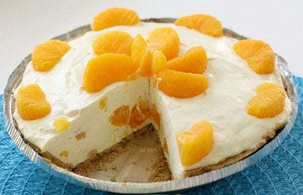Schüttelkuchen mit Mandarinen