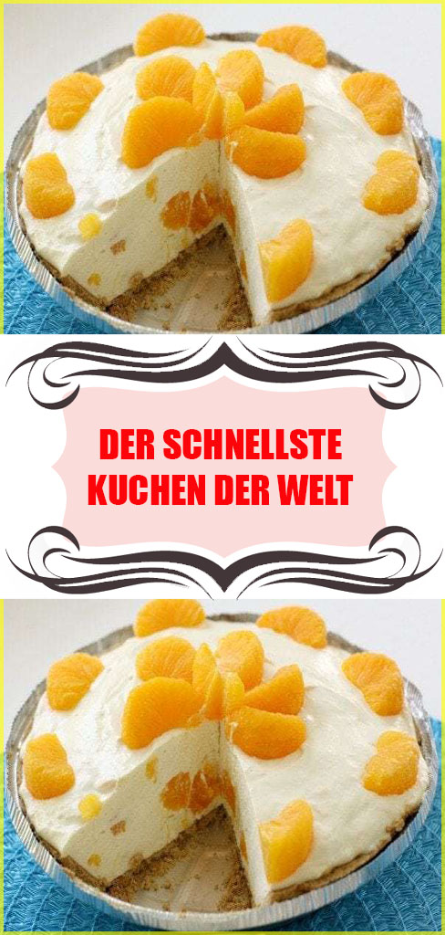 Schüttelkuchen mit Mandarinen