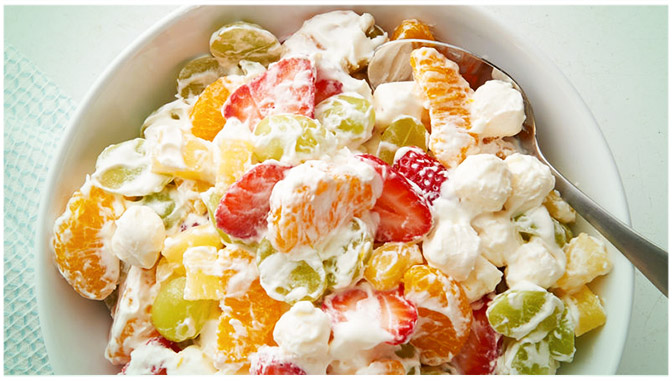 Fruchtsalat Besonders für Partys geeignet