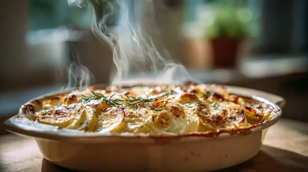 Spargelauflauf mit Kartoffeln und Kochschinken – Herzhaft, cremig und einfach unwiderstehlich Spargelauflauf mit Kartoffeln und Kochschinken frisch gebacken in Auflaufform, goldbraun überbacken mit Parmesan
