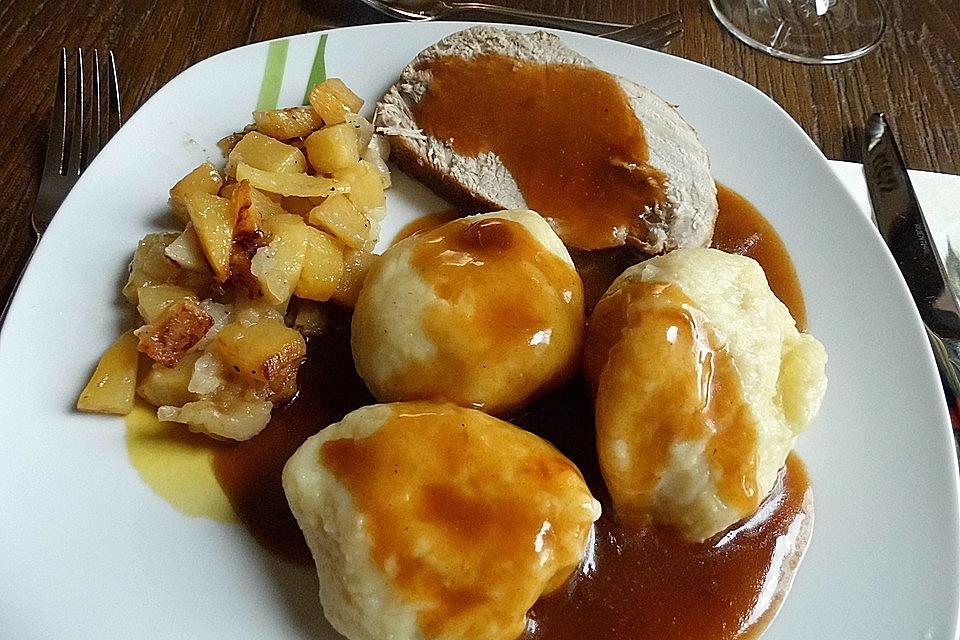 Winterlicher Schweinebraten
