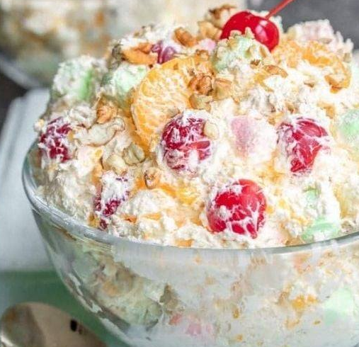 Ambrosia-Marshmallow-Fruchtsalat Ambrosia marshmallow Fruit Salad