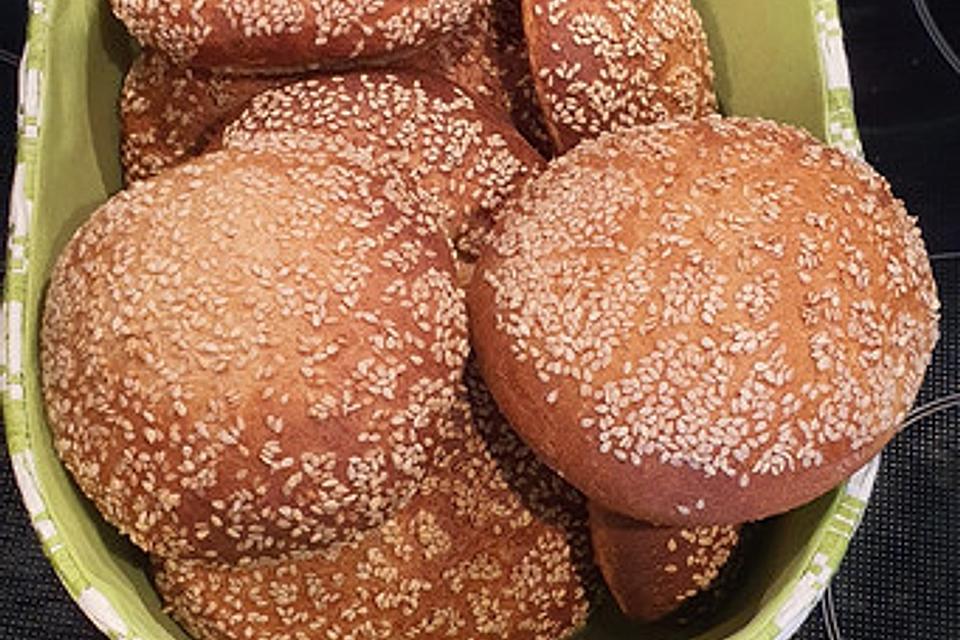 Dinkel-Hamburgerbrötchen Dinkel-Hamburgerbrötchen