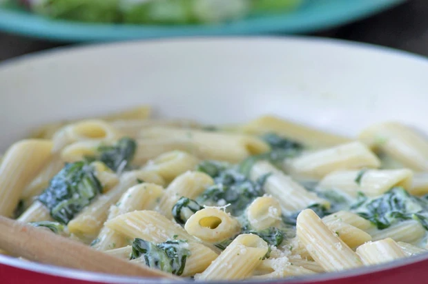PENNE MIT SPINATSAUCE PENNE MIT SPINATSAUCE