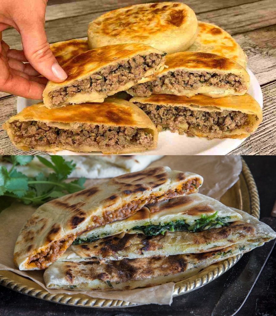 Fladen gefüllt mit Hackfleisch zum Sattessen!