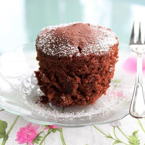 Nutella Tassenkuchen für die Mikrowelle ohne Ei