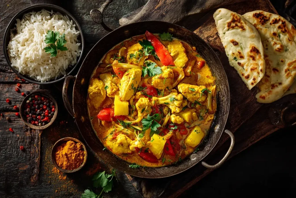 Madras Curry mit Ananas Rezept Madras Curry mit Ananas Rezept