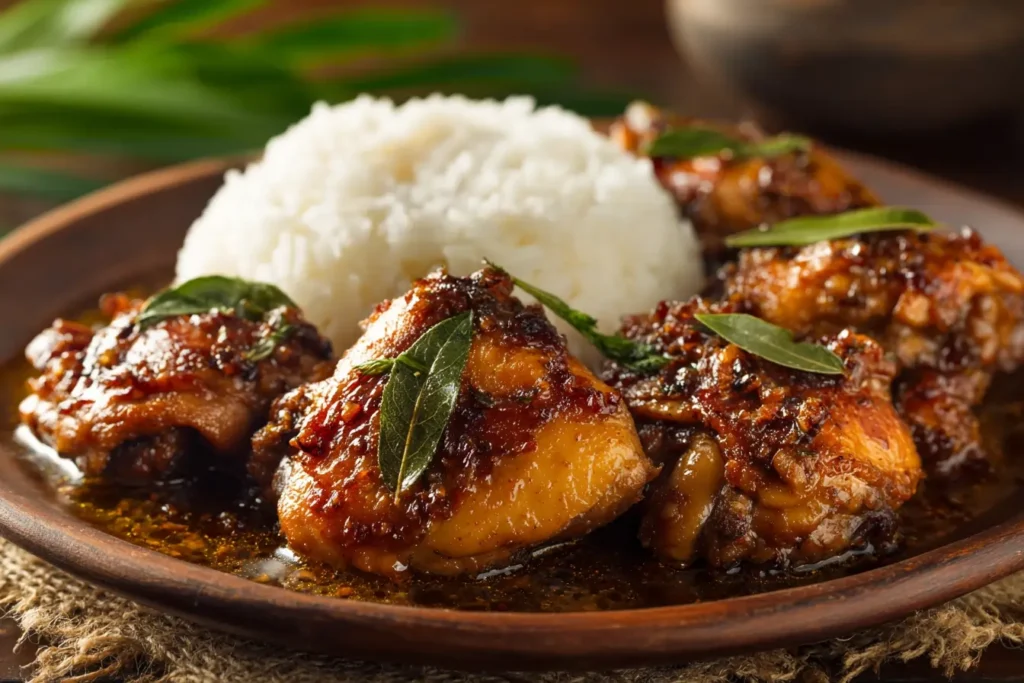 Philippinisches Chicken Adobo Rezept Philippinisches Chicken Adobo Rezept