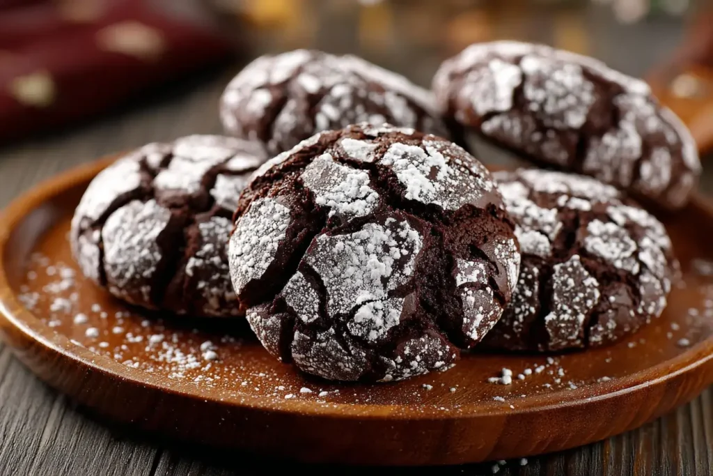 Schokoladen-Crinkle-Cookie Rezept Schokoladen-Crinkle-Cookie Rezept