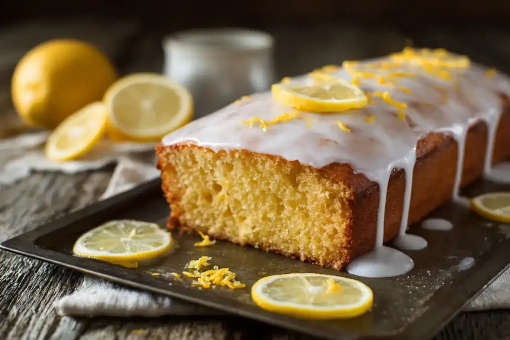 Einfacher, saftiger Zitronenkuchen vom Blech 2