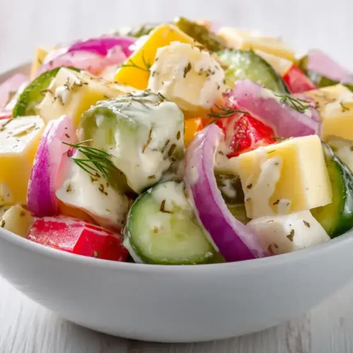 Käsesalat einfach und schnell