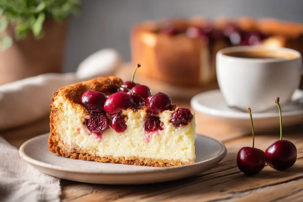 Kirsch Frischkäse Kuchen Rezept 2