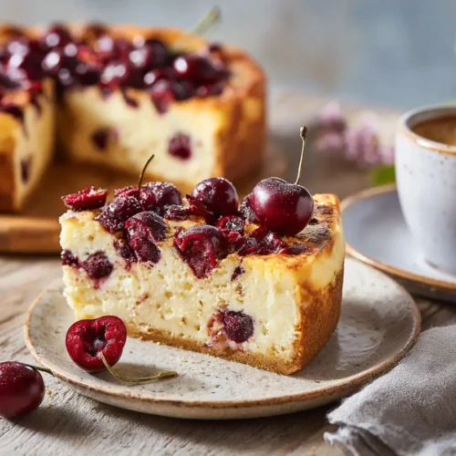 Kirsch Frischkäse Kuchen Rezept
